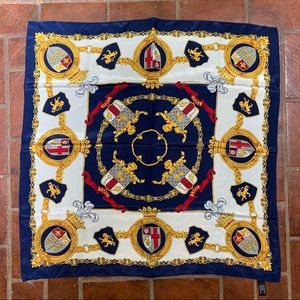 Vintage 80s Square Scarf